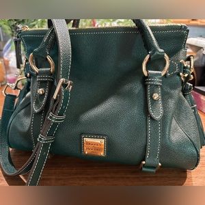 Dooney & Bourke Satchel and Matchong Wallet, Pebble Leather, Gently Used